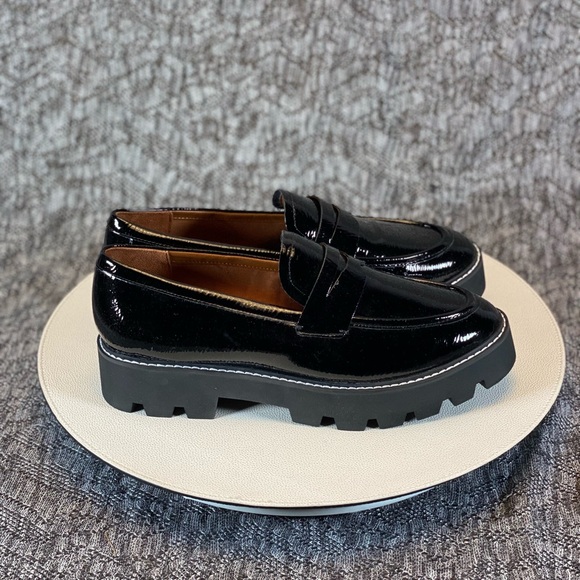 Franco Sarto Balin Lug Sole Penny Loafer Women's 9 W - Picture 1 of 9